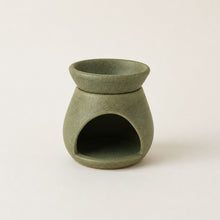 SUNU Stoneware Essential Oil Wax Melt Burner Green Cardamom