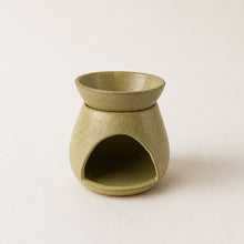 SUNU Stoneware Essential Oil Wax Melt Burner Yellow Ginger