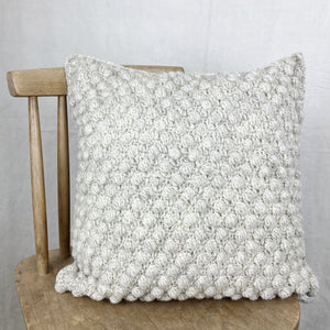 TRIPTI Chunky Boho Bobble Wool Cushion Cover 40cm