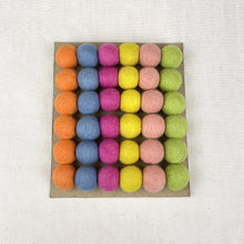 TARULATA & UTSHA Boho Felt Ball Pompom Garlands 200cm Gelato