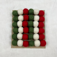 TARULATA & UTSHA Boho Felt Ball Pompom Garlands 200cm Christmas