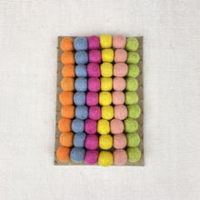 TARULATA & UTSHA Boho Felt Ball Pompom Garlands 200cm Gelato