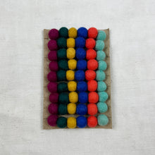 TARULATA & UTSHA Boho Felt Ball Pompom Garlands 200cm Multicolour