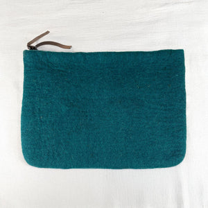 WANGDI Eco Zip Felt Document Pouch Laptop Sleeve