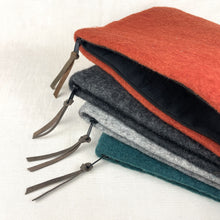 WANGDI Eco Zip Felt Document Pouch Laptop Sleeve