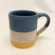 YALU Part Glazed Three Tone Ombre Stoneware Mug