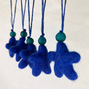 SUDARI Mini Felt Star Hanging Decoration