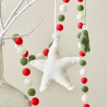 SAPNA Beaded Felt Star Christmas New Baby Decor