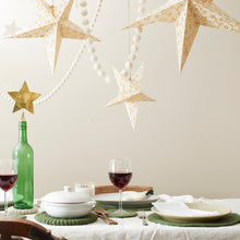 PARVESH Lokta Paper Folding Star Eco Christmas Decor