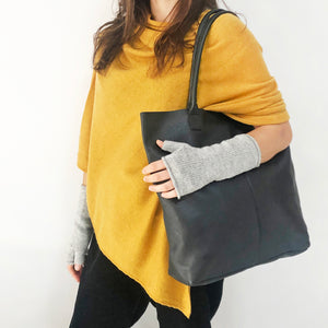 MIRA Handcrafted Large Leather Tote Shopper Bag