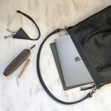TARA Classic Leather Handbag Detachable Strap
