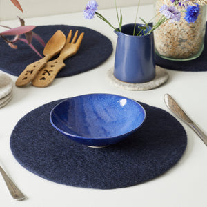AGNI Handmade Eco Felt Table Mat Placemat 4pc Set