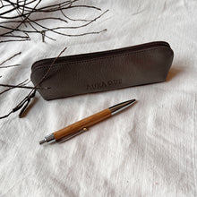 ALI Handcrafted Leather Slimline Pencil Case