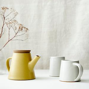 JOSILO Handmade Glazed Stoneware Teapot