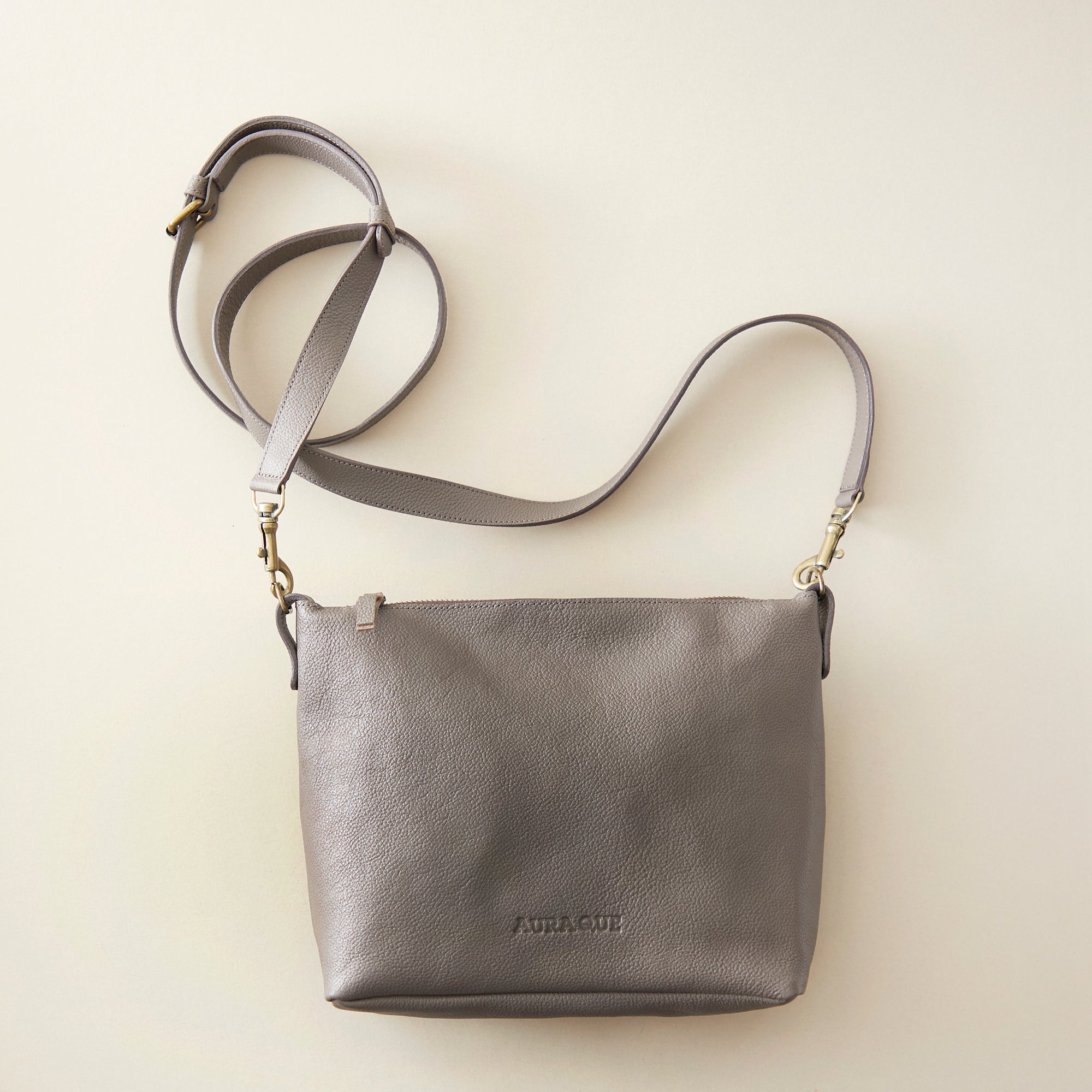 ATILO Classic Leather Shoulder Cross Body Handbag AURA QUE