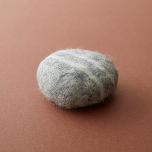 BHITRA Eco Natural Wool Felted Soap Marble Pebble