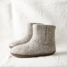 BIDI Handmade Felt Unisex Slipper Boot Suede Sole