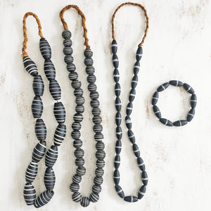 JANGALI MONOCHROME Eco Recycled Monochrome Glass Bead Jewellery