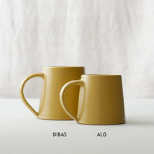 ALO Handmade Glazed Stoneware Conical Mug Dark Brown