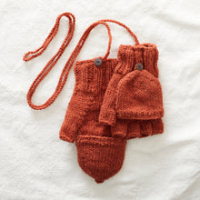 GUPTA Knit Wool Lined Mitten Fingerless Gloves