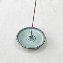 ISLA Stoneware Ceramic Round Incense Stick Holder Ice Wash