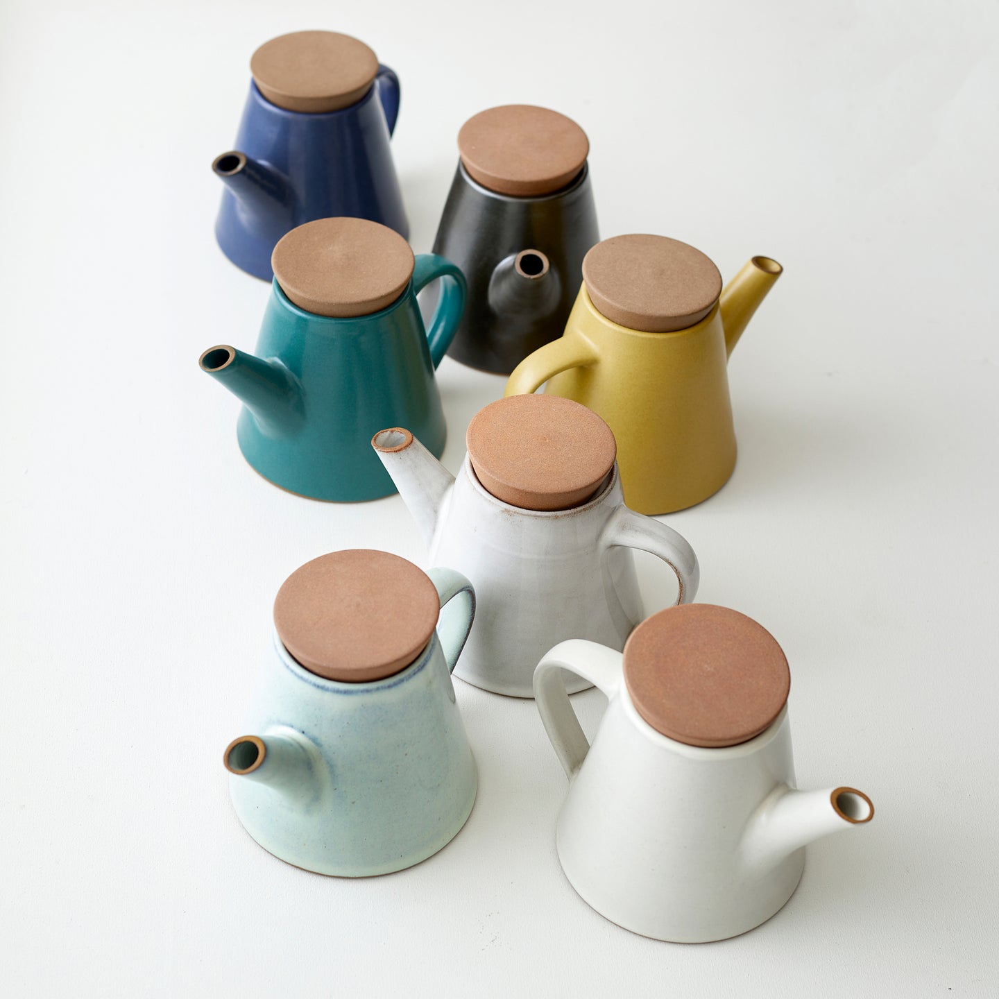 JOSILO Handmade Glazed Stoneware Teapot