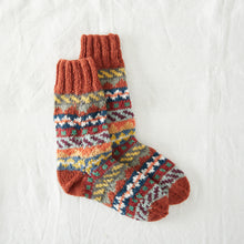 LUGA Unisex Nordic Knit Socks Eco Waste Wool