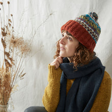 TAVAR Eco Knit Nordic Unisex Bobble Hat Waste Wool