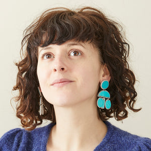 NESTA Eco Recycled Paper Chunky Statement Earrings