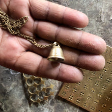 RANI Handmade Quirky Brass Bell Pendant Necklace