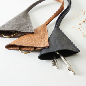 SALI Handcrafted Leather Keychain Keyring