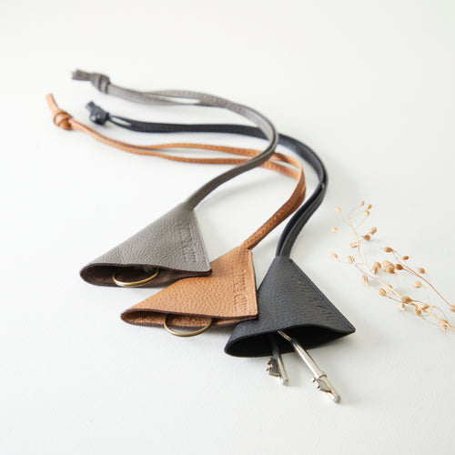 SALI Handcrafted Leather Keychain Keyring