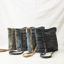 THAILO Woven Cotton Leather Cross Body Bag Purse