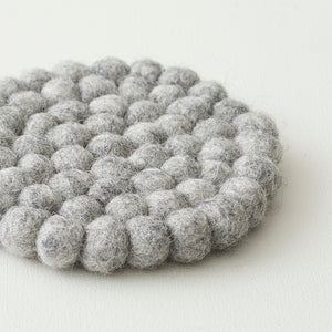 ASIK Handmade Eco Felt Ball Coaster Vase Mat